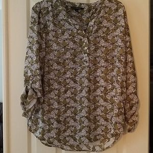 Zebra Utility Blouse
